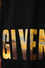 Givenchy Black Cotton Logo Front T-Shirt Size M Men's