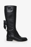 Valentino Black Tied Bow Back High Boots Size 37