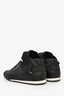 Louis Vuitton Black Leather Logo High-Top Sneakers Size 6 Men's