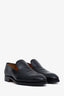 Bontoni Black Leather Loafers Size 42.5 Mens