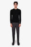 Tom Ford Grey Mohair Silk Trousers Size 48 Mens
