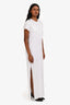 Herskind White Cotton Short Sleeve Maxi Dress Size S