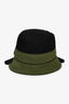 JW Anderson Black/Green Bucket Hat