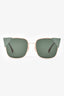 Fendi Gold Tone/Light Green Cateye Sunglasses