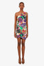 Ba&sh Multicolour One Shoulder Coral Mini Dress Size L