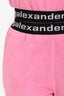 T by Alexander Wang Pink Logo Band Short Sleeve Hoodie + Pants Size XS and XXS