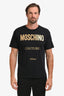 Moschino Couture Black/Gold Logo T-Shirt Estimated Size L Mens