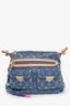 Louis Vuitton 2026 Blue Denim Monogram Baggy Shoulder Bag