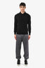 Gucci Grey GG Monogram Neoprene Jogging Pants Size M Mens