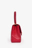 Pre-Loved Chanel™ 2013-14 Fuchsia Lambskin Leather CC Kelly Top Handle Bag