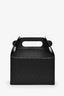 Saint Laurent 2024 Black Monogram Embossed Leather 'Take Away' Box Bag