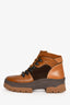 See By Chloe Brown Leather Suede Ankle Boot Size 39