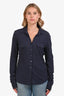James Perse Dark Grey Cotton Long Sleeve Top Size 4
