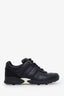 Pre-loved Chanel™ Black Leather Satin Trim CC Low Top Sneakers Size 37