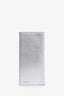 Thom Browne Silver Metallic Grained Leather Bi-fold Wallet