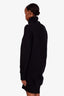 Acne Studios Black Mohair Wool Turtle Neck Knit Dress Size S