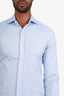 Tom Ford Blue Cotton Button-Up Shirt Size 39 Mens