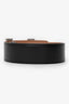 Hermès 2012 Black/Brown Reversible 'H' Belt Size 80 Palladium Hardware