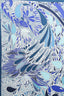 Hermès Blue/Multicolour Silk Millefleurs du Mexique Scarf Size 65cm