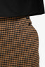 Veronica Beard Brown Houndstooth Mini Skirt Size 6