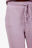 Nili Lotan Purple Cotton Hoodie + Sweatpant Set Size XS