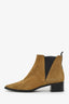 Acne Studios Brown Suede Leather Pointed Toe Ankle Boots Size 40