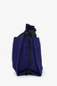 Pleats Please Issey Miyake Blue Nylon Crossbody Bag