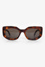 Celine Brown Tortoise Butterfly Sunglasses