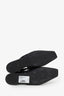 Christian Dior Black Satin "Mizza" Slingback Flats Size 39