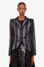Lida Baday Black/Silver Blazer Size 4