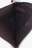 Maison Margiela Brown Leather Zip Card Holder With Keychain