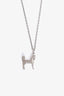 Hermès Silver Tone Panache Necklace
