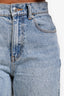 Alexander Wang Blue Denim Light Wash Straight Leg Jeans Size 26