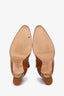 Manolo Blahnik Brown Leather Ankle Booties Size 36