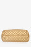 Pre-loved Chanel™ 2010 11 Gold Aged Calfskin Just Mademoiselle Small Bowling Bag