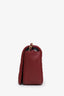 Pre-loved Chanel™ 21A Burgundy Crystal CC Mini Square Full Flap Bag