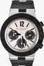 Bvlgari Black Aluminium Titanium Rubber Strap 40mm Watch with Travel Case