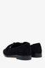 Jimmy Choo Black Suede Foxley Tassel Loafers Size 41.5 Men's