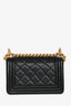 Pre-loved Chanel™ Black Caviar Quilted Leather Mini Boy Bag