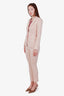 Veronica Beard Light Pink Blazer + Stretch Slim Pant Set Size 4