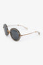 Miu Miu Glitter Round Sunglasses