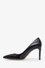 Prada Black Patent Leather Pointed Toe Pumps Size 36