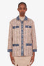 Sandro Multicolour Tweed Button Up Jacket Size 38