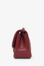 Pre-loved Chanel™ 2022 Burgundy Quilted Lambskin Mini Square Flap Bag