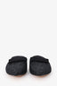 Jimmy Choo Black Glitter Bow Mules Size 40