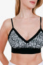 Sandro Black/White Tweed Cropped Bustier Size 1