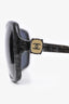 Pre-loved Chanel™ Blue/Black Acetate Round Frame Sunglasses