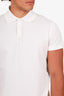Saint Laurent White Cotton Logo Polo Shirt Size XL Mens