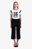 Sea New York Navy Wool Wide Cuff Leg Pants Size 6