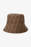 Fendi Brown Monogram Tech Fabric Hat